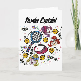 Greeting Card -Tennis Girls w envelope