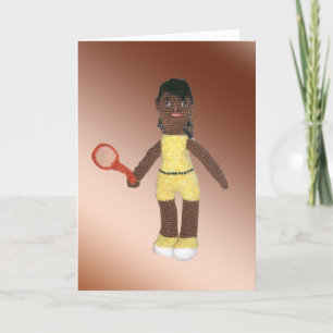 Greeting Card - Tennis Player Motivation (v.2)