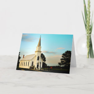 Greeting Card - Texas Country Church