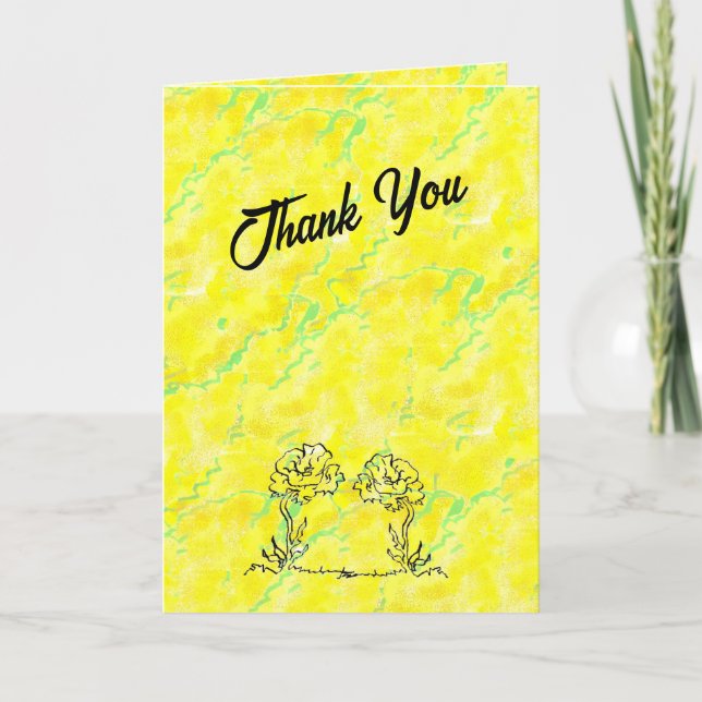 greeting Card : Thank You (Front)
