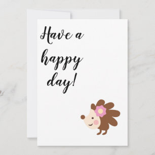 Greeting card, Thank you card