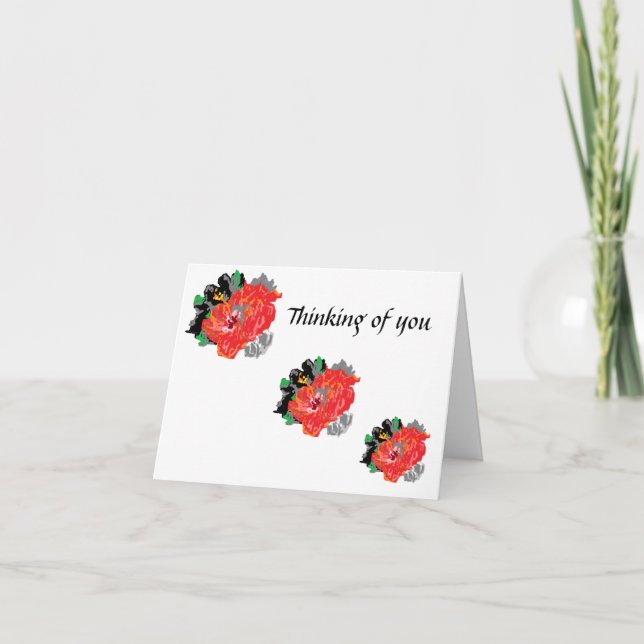 Greeting Card Thinking of you (Front)