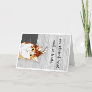 Greeting Card: Treats! Card