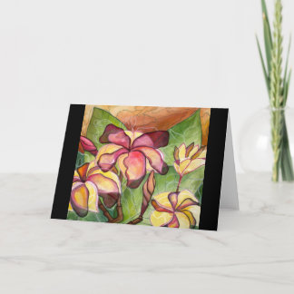 Greeting Card: "Vivian's Plumeria" Card