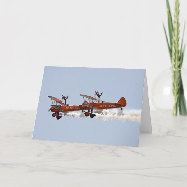 Greeting card - Wing Walkers (Front)