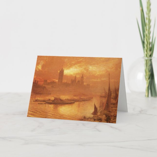 Greeting Card With Albert Goodwin Painting (Front)