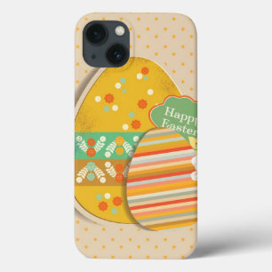 Greeting card with Easter egg symbol iPhone 13 Case