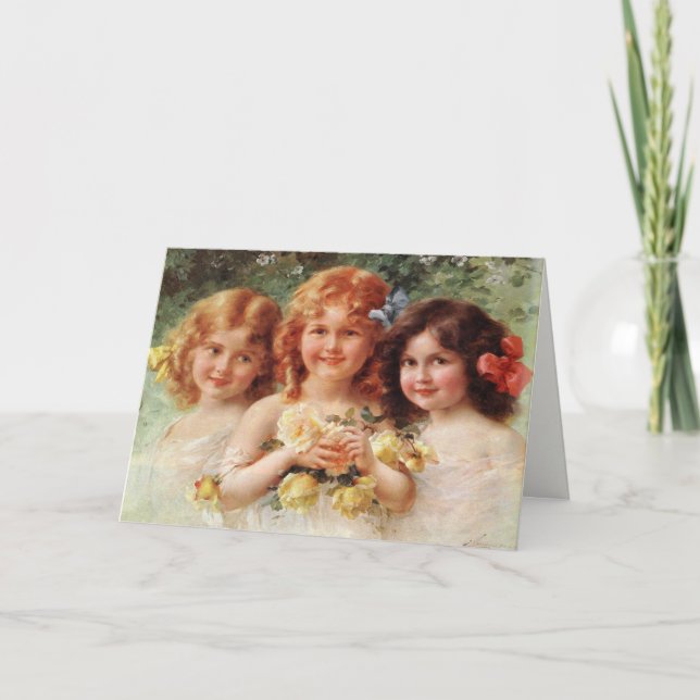 Greeting Card With Emile Vernon Painting (Front)
