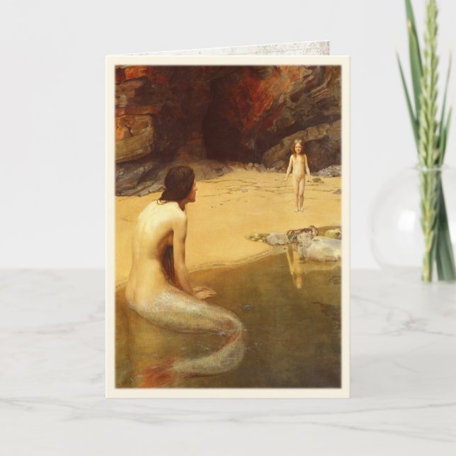 Greeting Card with John Collier Painting (Front)