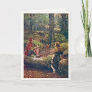 Greeting Card With John Collier Painting