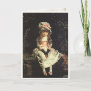 Greeting Card With John Everett Millais Painting