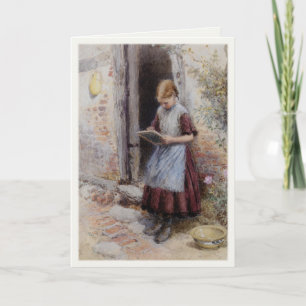 Greeting Card With Myles Birket Foster Painting