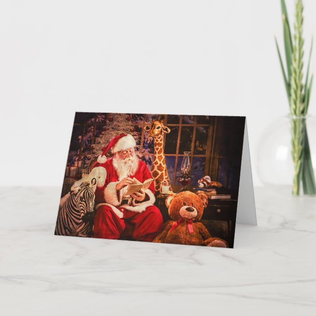 Greeting Card with Santa Claus (Front)