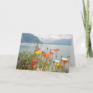 Greeting Card with Switzerland Scene - Blank