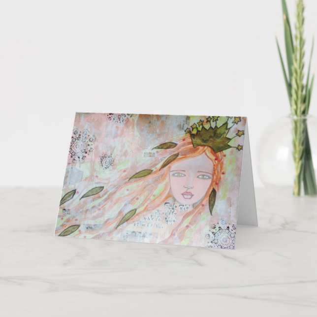 Greeting Card you are exactly where you should be (Front)