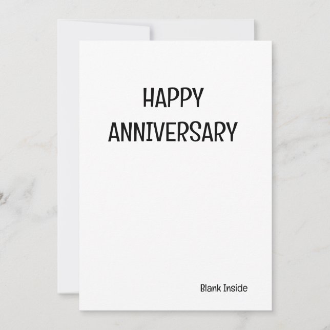 Greeting Cards - Anniversary Cards - FUNNY! (Front)