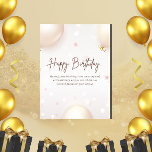 greeting cards for a birthday present 