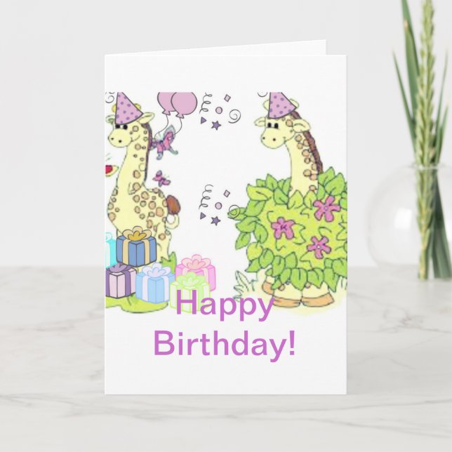 greeting cards for birthday for kids (Front)
