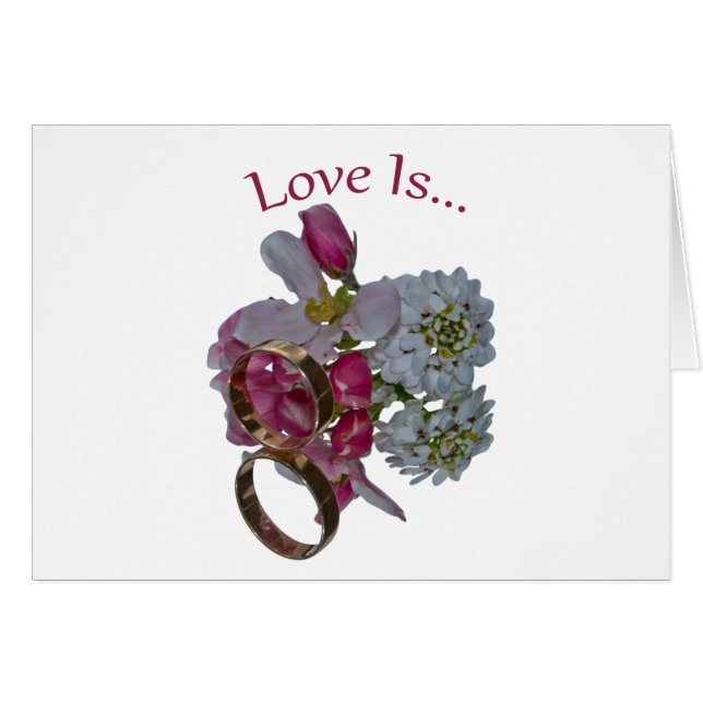 Greeting Cards . Love is... (Front Horizontal)