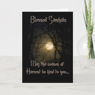 Greeting Cards: Samhain Blessings Card