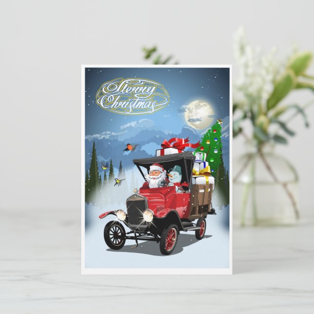 Greeting Christmas Card (Standing Front)
