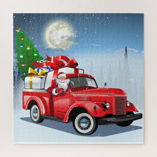 Greeting Christmas Card Jigsaw Puzzle (Vertical)