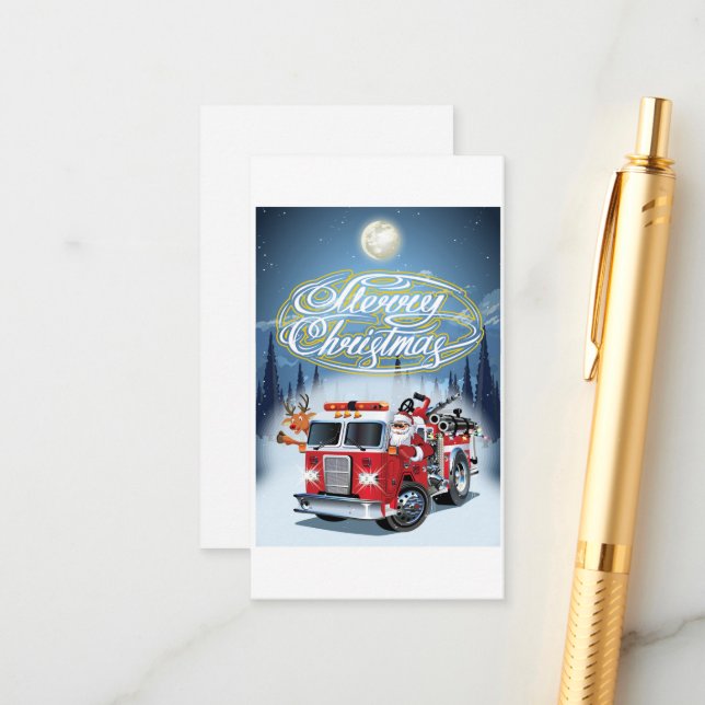 Greeting Chrustmas card (Front/Back In Situ)