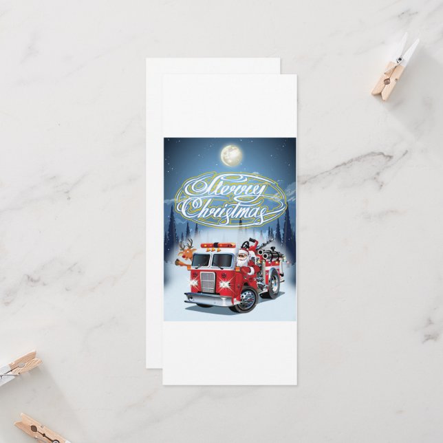 Greeting Chrustmas card (Front/Back In Situ)