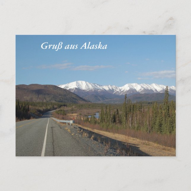 Greeting from Alaska Postcard (Front)