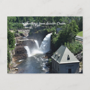 Greeting from Ausable Chasm Postcard