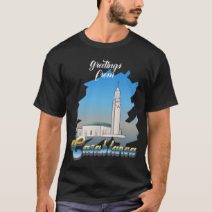 Greeting from Casablanca Sign T-Shirt
