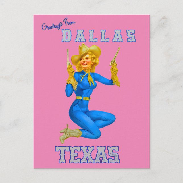 Greeting from Dallas Texas  Postcard (Front)