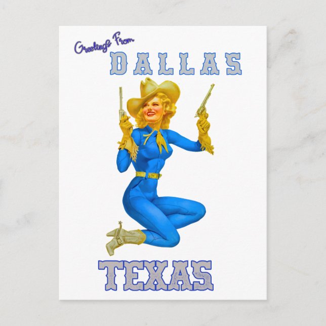 Greeting from Dallas Texas  Postcard (Front)