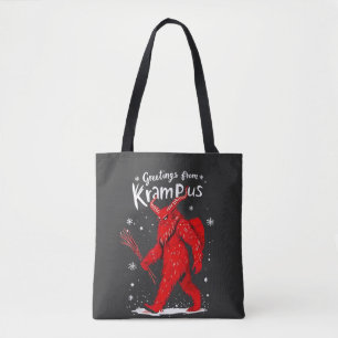 Greeting from Krampus Xmas Christmas  Tote Bag