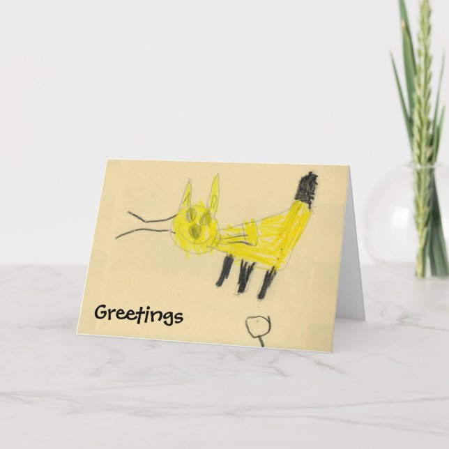 Greeting from Q-KAT Card (Front)