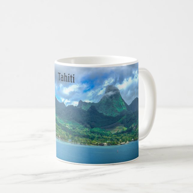 Greeting from Tahiti Coffee Mug (Front Right)