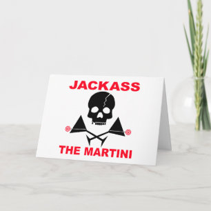 Greeting, Note Card - JACKASS, The Martini