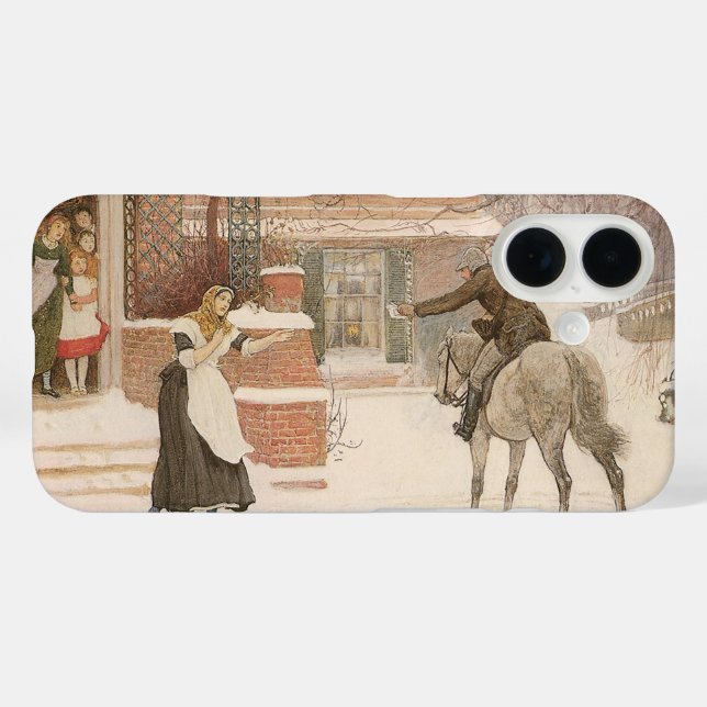 Greeting the Postman by Robert Walker Macbeth Case-Mate iPhone Case (Back (Horizontal))