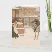 Greeting the Postman by Robert Walker Macbeth