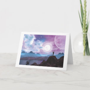 Greeting the Sun Card