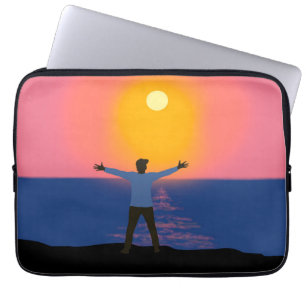 Greeting to the Sun   Laptop Sleeve