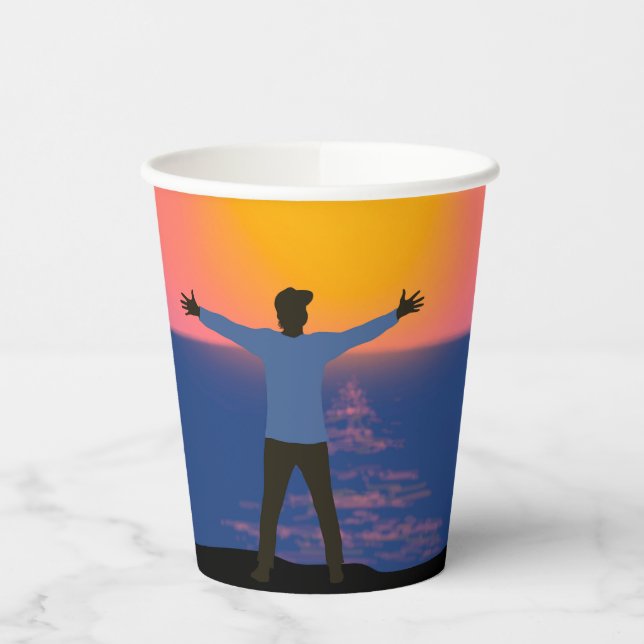 Greeting to the Sun   Paper Cups (Left)