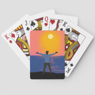 Greeting to the Sun Playing Cards