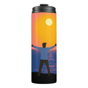 Greeting to the Sun   Thermal Tumbler