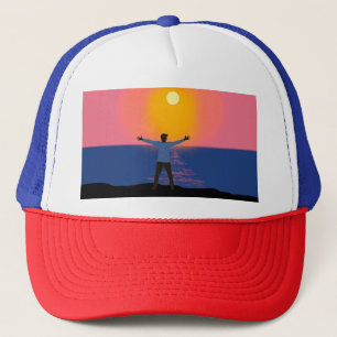 Greeting to the Sun   Trucker Hat