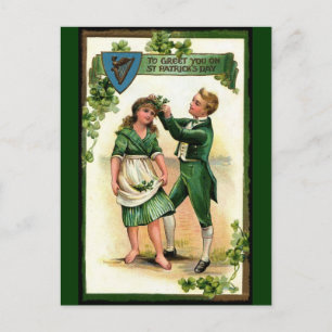 Greeting You on St Paddy's Day Postcard