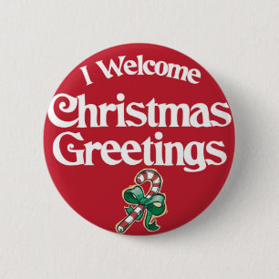 GreetingButton2 6 Cm Round Badge