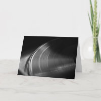 GreetingCard: Vinyl Record and Turntable