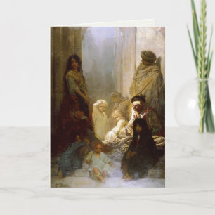 Greetingcard With Gustave Dore Painting Card