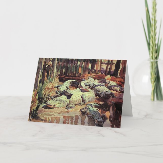 Greetingcard With John Singer Sargent Painting Card (Front)
